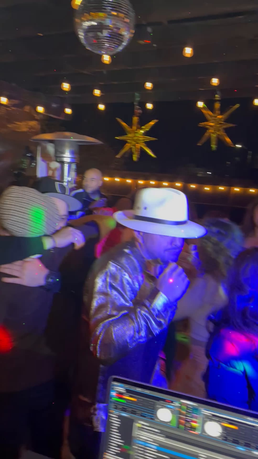 Dance floor energy at DJ Nessa private party